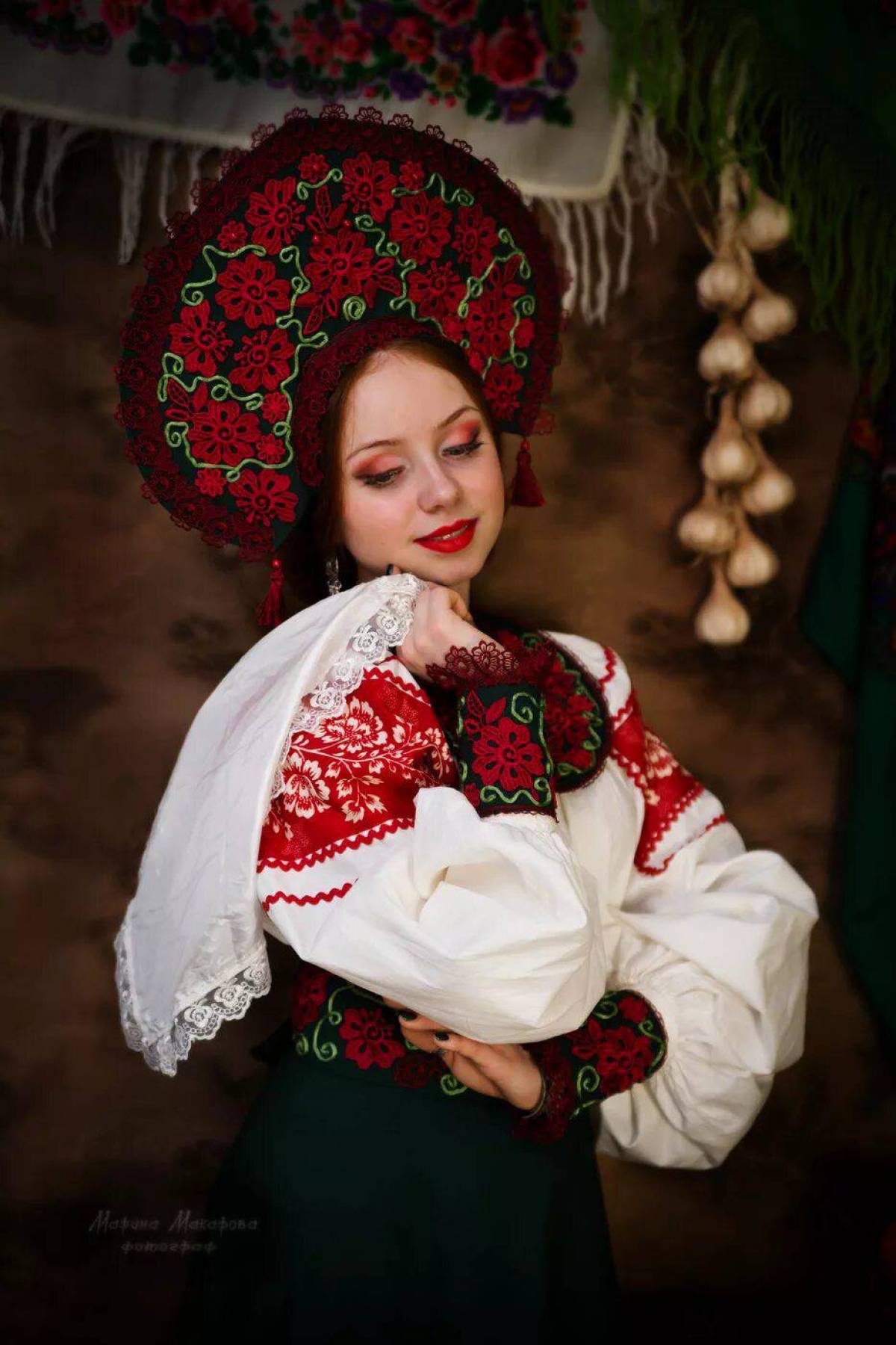 Women in Slavic costumes underwear in Mbabane