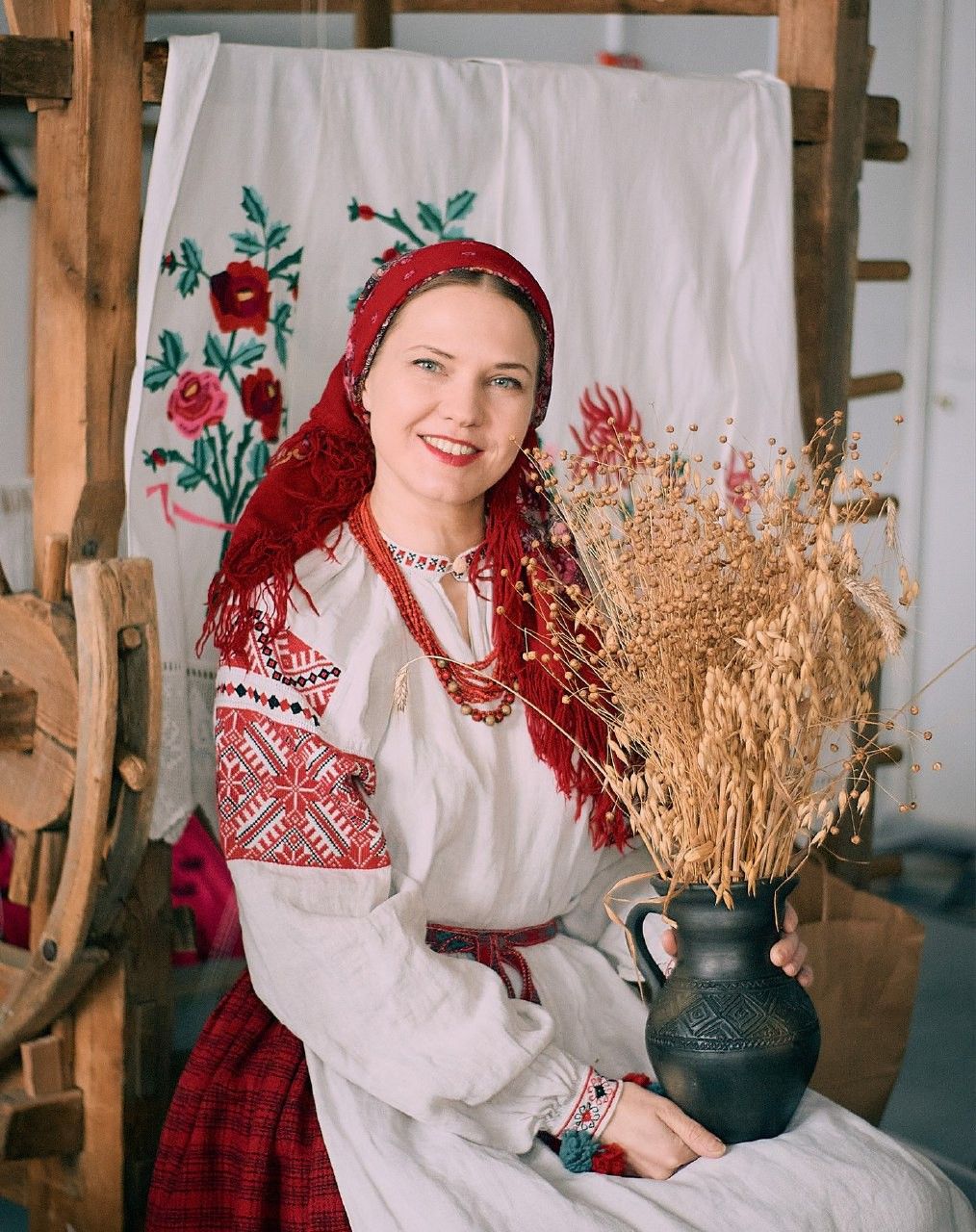 Women in Slavic costumes in Mbabane