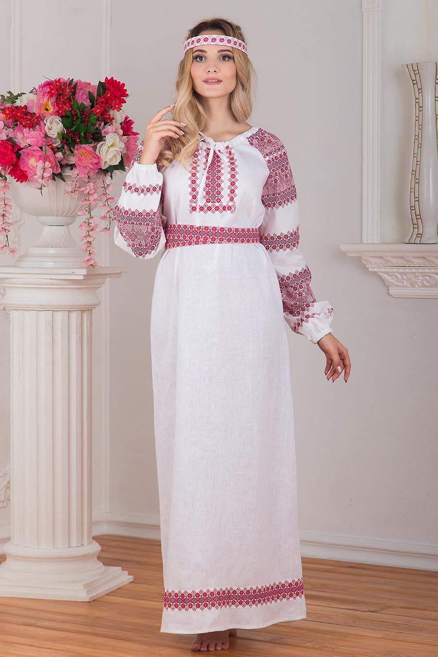 Women in Slavic costumes in Mbabane