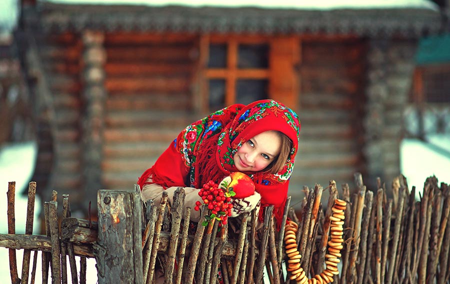 Sexy girl Women in Slavic costumes in Mbabane