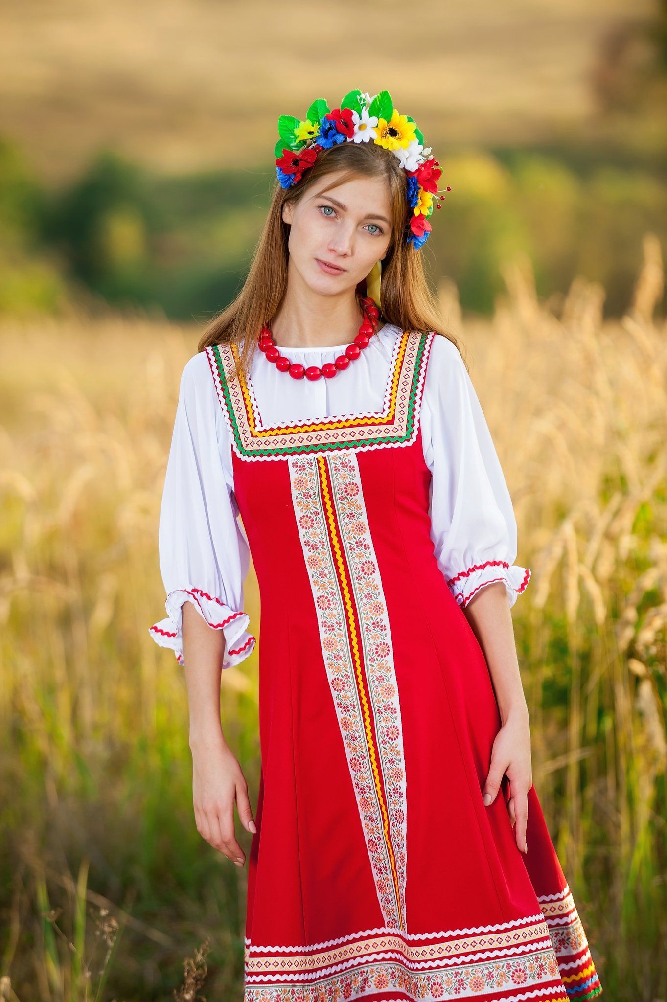 Women in Slavic costumes in Mbabane